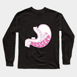 Food in My Stomach - Dessert (Color) Long Sleeve T-Shirt